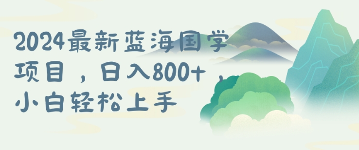 国学项目，长期蓝海可矩阵，从0-1的过程【揭秘】-南友云赚