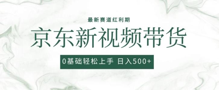 2024最新京东视频带货项目，最新0粉强开无脑搬运爆款玩法，小白轻松上手【揭秘】-南友云赚