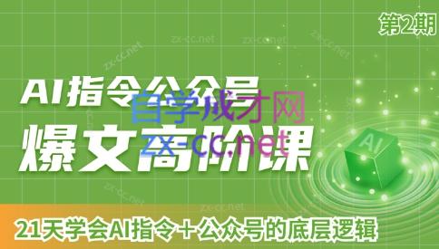 AI破局俱乐部·AI指令公众号高阶课（第2期）-南友云赚