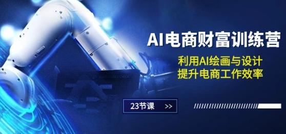 AI电商-财富训练营：利用AI绘画与设计，提升电商工作效率(23节课)-南友云赚