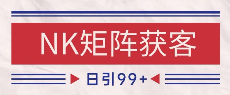 小红书某音NK赛道引流获客 自热矩阵日引200+【揭秘】-南友云赚