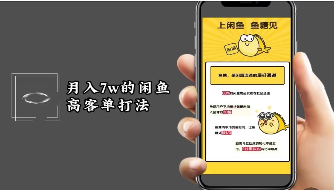 月入7w闲鱼高客单玩法，精细化运营，二手电商保姆级教程-南友云赚