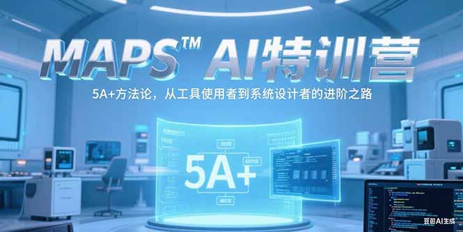 MAPSAI特训营，掌握 5A+方法论，从工具使用者到系统设计者的进阶之路-南友云赚