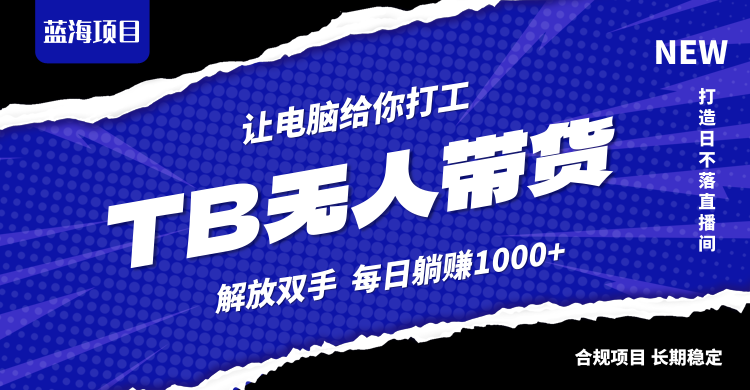 淘宝无人直播最新玩法，不违规不封号，轻松月入3W+-南友云赚