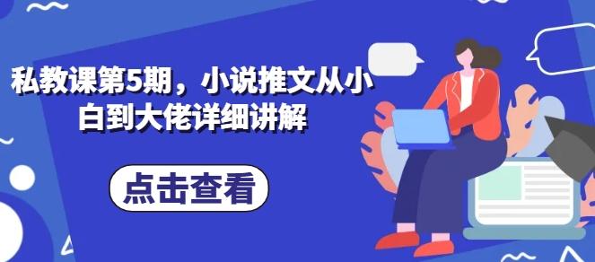 私教课第5期，小说推文从小白到大佬详细讲解-南友云赚