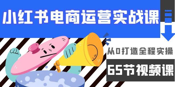(9724期)小红书电商运营实战课，从0打造全程实操(65节视频课)-南友云赚