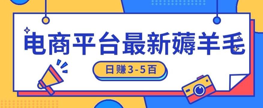 日赚300-500的电商平台薅羊毛新玩法，可重复操作，小白也可简单上手-南友云赚
