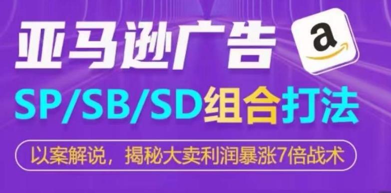 亚马逊SP/SB/SD广告组合打法，揭秘大卖利润暴涨7倍战术-南友云赚