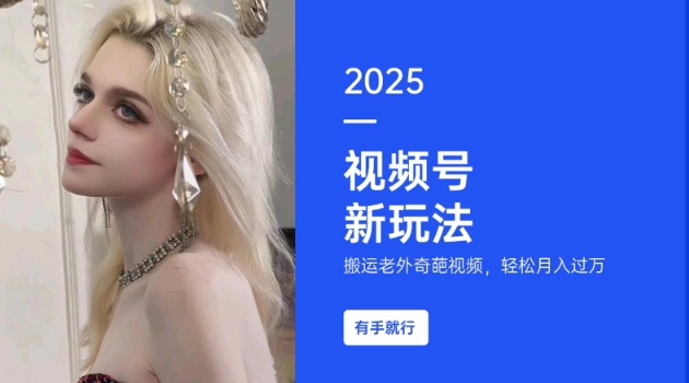 搬运老外奇葩视频，撸视频号分成计划收益，每天只需一小时，新手小白轻松月入过W-南友云赚