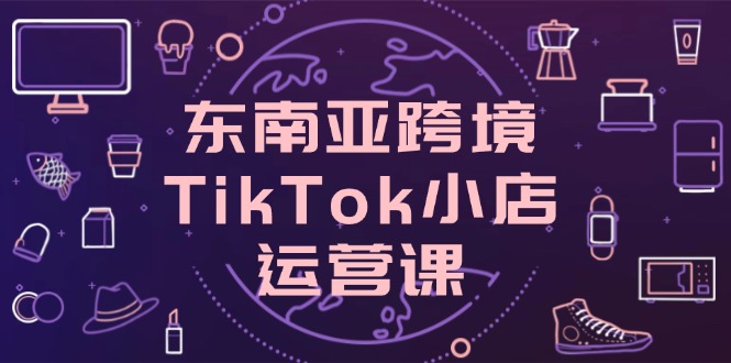 东南亚跨境TikTok小店运营课，掌握店铺设置与流量转化核心技巧-南友云赚
