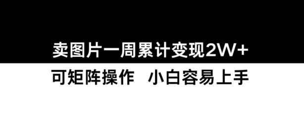 小红书【卖图片】一周累计变现2W+小白易上手-南友云赚