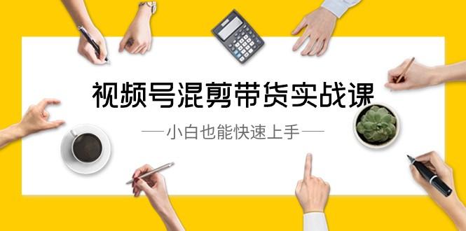 视频号混剪带货实战课，小白也能快速上手（10节课）-南友云赚