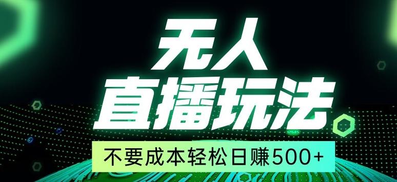 全网首发24年最新无人直播玩法，不需要成本，无需人力，一台电脑24小时为你工作-南友云赚