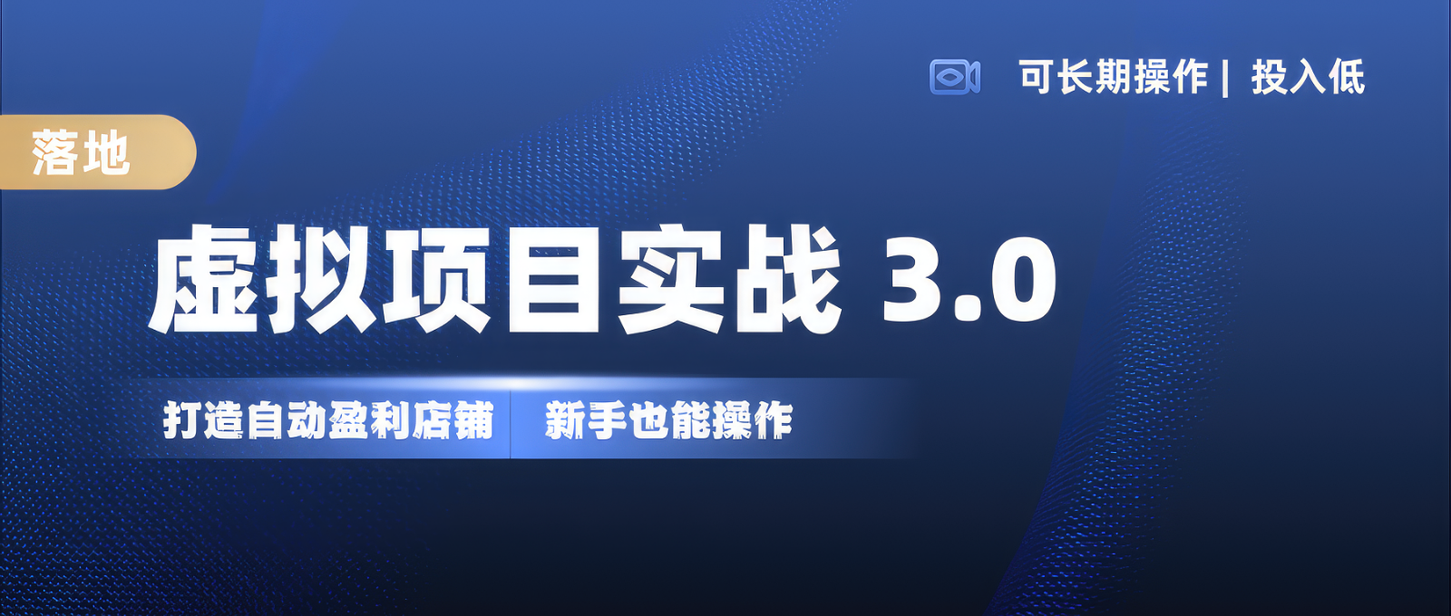 虚拟项目实操落地 3.0,新手轻松上手，单品月入1W+-南友云赚