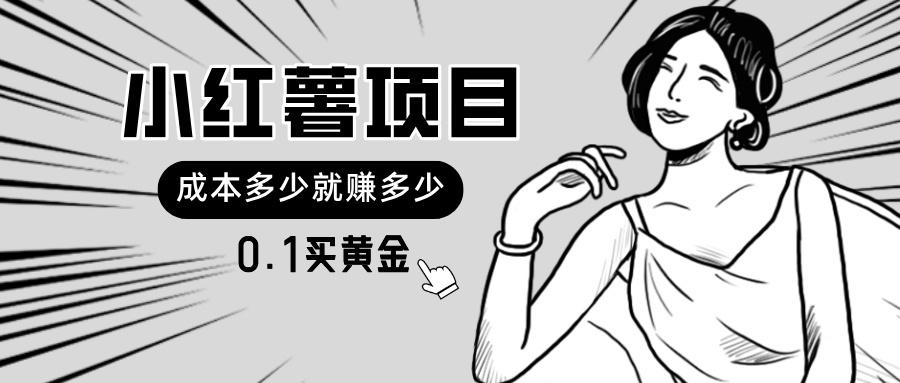 小红薯暴力项目，0.1买黄金。操作简单，日入无上限，可无限扩大。-南友云赚