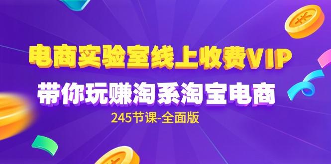 (9859期)电商-实验室 线上收费VIP，带你玩赚淘系淘宝电商(245节课-全面版)-南友云赚
