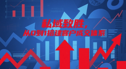 私域致胜，从0到1搭建客户成交体系-南友云赚