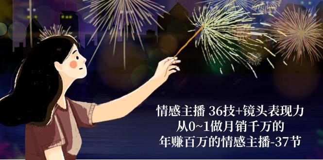情感主播 36技+镜头表现力：从0~1做月销千万的，年赚百万的情感主播-37节-南友云赚