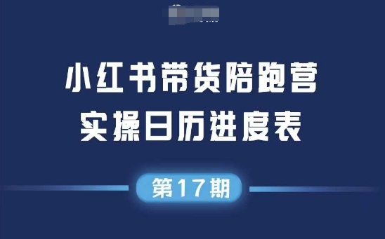 小红书第17期带货陪跑营，不囤货，无不直播，无不投流，通过选品+笔记内容+测品+笔记铺量+矩阵运营打爆款-南友云赚