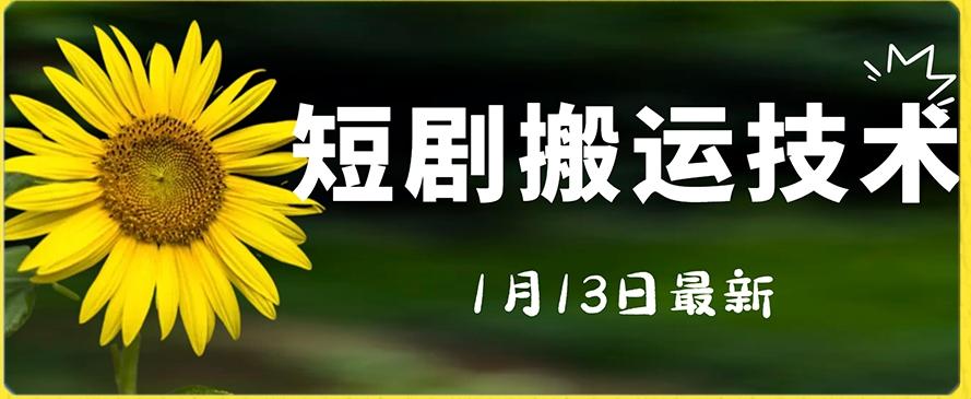 最新短剧搬运技术，电脑手机都可以操作，不限制机型-南友云赚