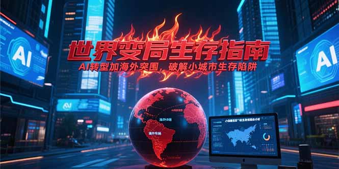 付费文章《世界变局生存指南，AI转型加海外突围，破解小城市生存陷阱》-南友云赚