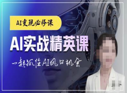 AI实战精英课，chatgptAI实战教程，一起抓住AI风口的机会-南友云赚