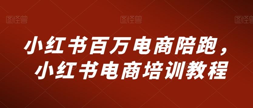 小红书百万电商陪跑，小红书电商培训教程-南友云赚