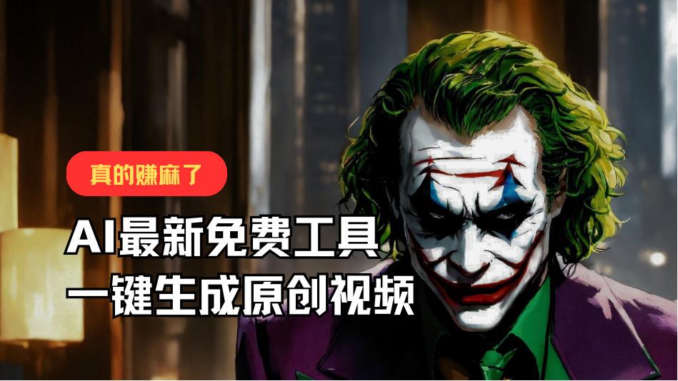 最新免费AI工具，一键生成原创视频，佛系搬运，轻松月入10000+！-南友云赚