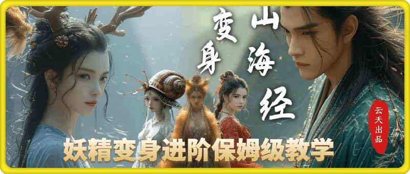 云天AI山海经变身视频教程，妖精变身进阶保姆级教学-南友云赚