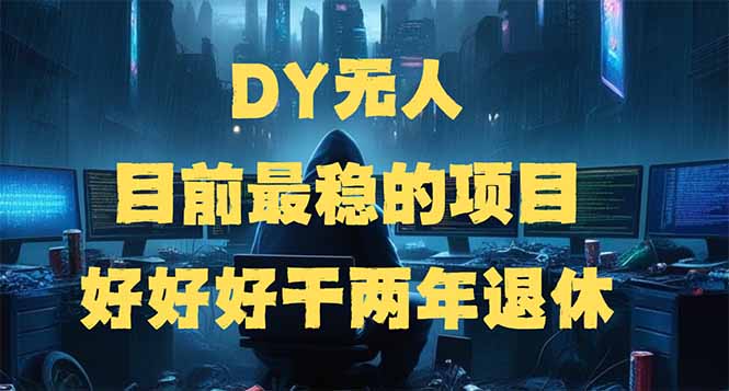 DY无人，目前最稳的项目，矩阵放大边旅游边赚钱，好好好干两年退休-南友云赚
