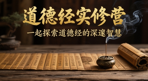 道德经实修营，一起探索道德经的深邃智慧-南友云赚