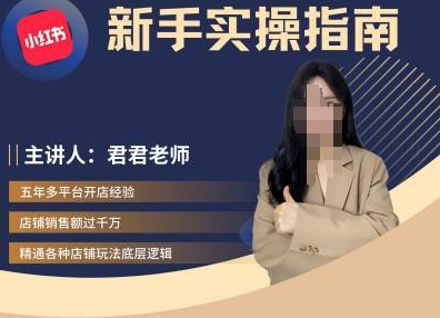君君-小红书电商从入门到精通，新手实操指南-南友云赚