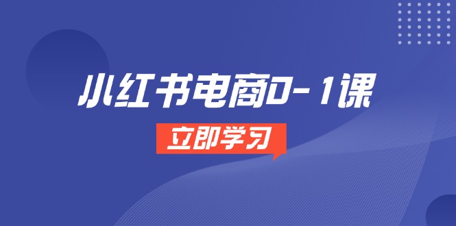小红书电商0-1课，开店选品全流程，多平台素材处理与爆款笔记制作-南友云赚