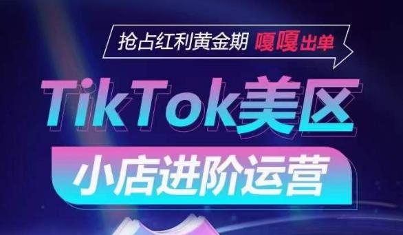 TikTok Shop美区小店进阶运营，抢占红利黄金期 嘎嘎出单-南友云赚