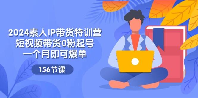 2024素人IP带货特训营，短视频带货0粉起号，一个月即可爆单(156节-南友云赚
