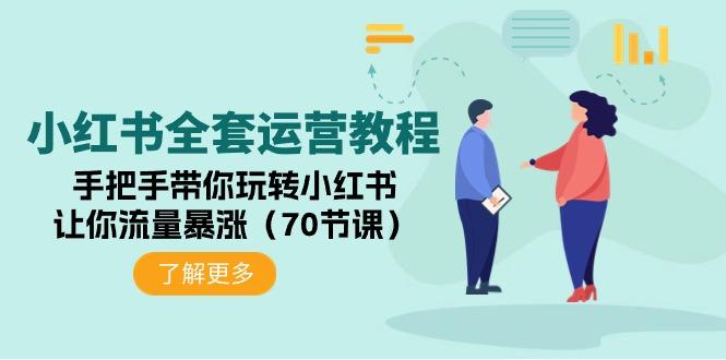 (9624期)小红书全套运营教程：手把手带你玩转小红书，让你流量暴涨(70节课)-南友云赚