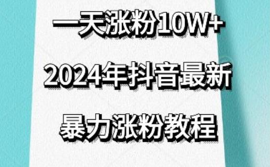 抖音最新暴力涨粉教程，视频去重，一天涨粉10w+，效果太暴力了，刷新你们的认知【揭秘】-南友云赚