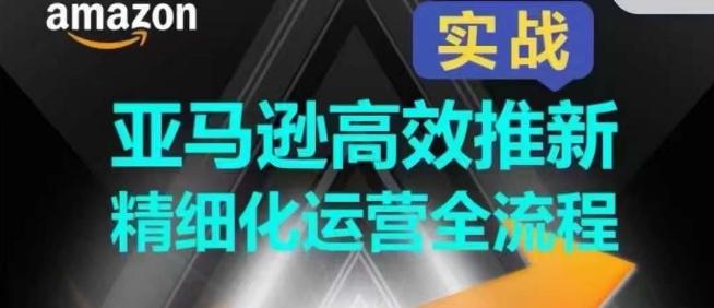亚马逊高效推新精细化运营全流程，全方位、快速拉升产品排名和销量!-南友云赚