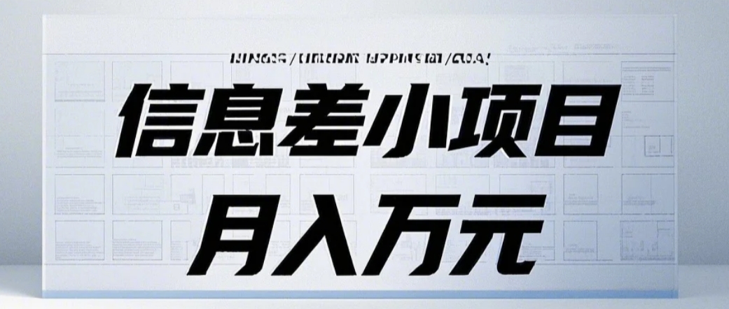 信息差小项目：国内外视频代下载，项目操作简单零成本零门槛月入过万-南友云赚