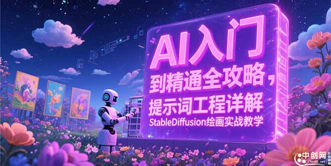 AI入门到精通全攻略，提示词工程详解，StableDiffusion绘画实战教学-南友云赚