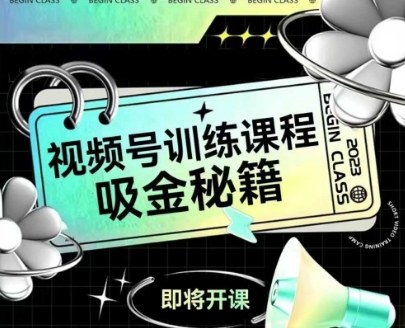 如何做好视频号，视频号训练课程，吸金秘籍-南友云赚