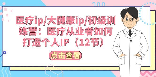 医疗ip/大健康ip/初级训练营：医疗从业者如何打造个人IP(12节-南友云赚