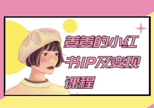 姜姜的小红书IP及变现课程，姜姜小红书2024-南友云赚