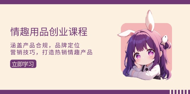 情趣用品创业课程：涵盖产品合规，品牌定位，营销技巧，打造热销情趣产品-南友云赚