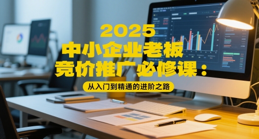2025中小企业老板竞价推广必修课：从入门到精通的进阶之路-南友云赚
