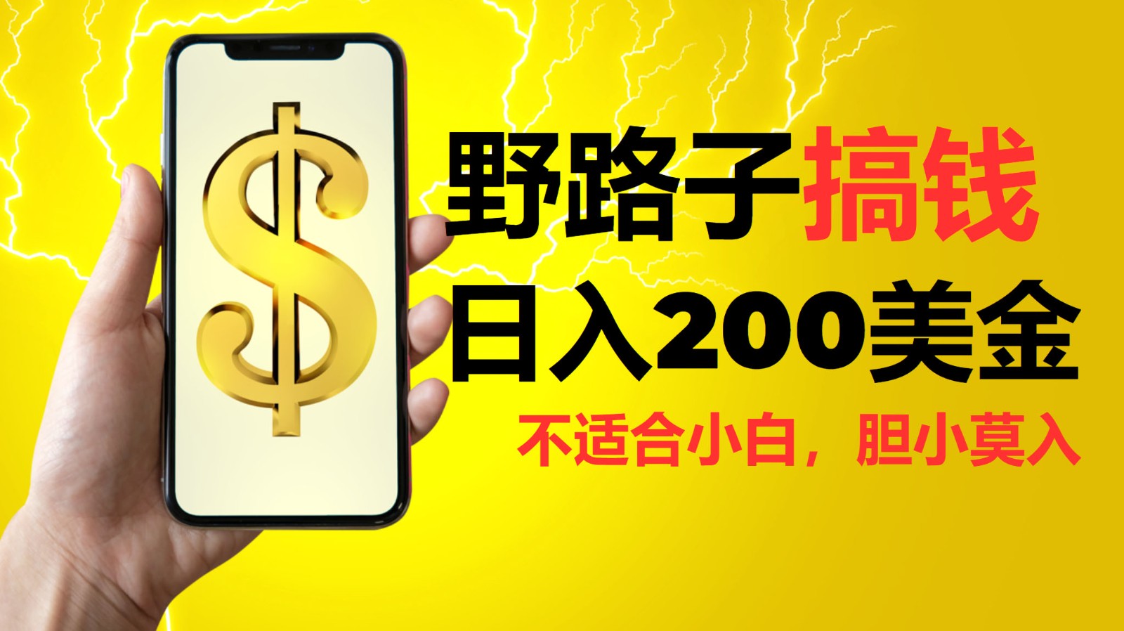 c3099cb8be935b7b184e155f84709fbe.jpeg 挂机野路子搞钱,日入200美金,路子很野,小白莫入