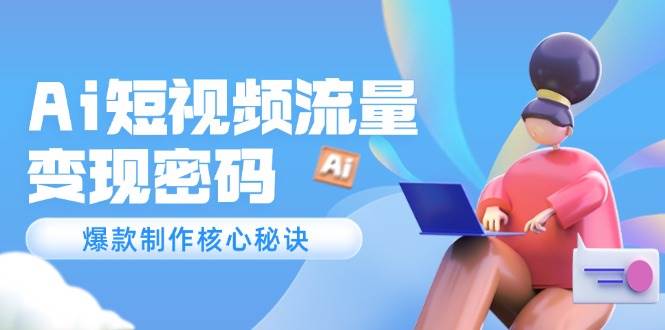 Ai短视频流量密码，爆款制作核心秘诀，120万案例深度解析-南友云赚