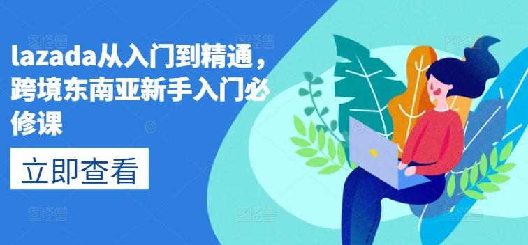lazada从入门到精通，跨境东南亚新手入门必修课-南友云赚