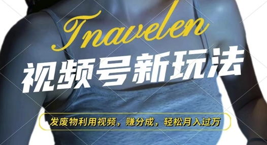 视频号新玩法，废物利用视频，撸分成收益，轻松月入过W【揭秘】-南友云赚