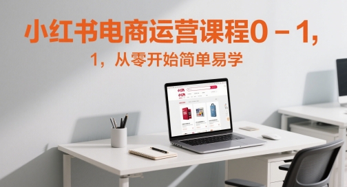 小红书电商运营课程0-1，从零开始简单易学-南友云赚